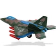 thumbnail image 5 of Vokodo Fighter Jet Army Air Force F-16 Toy Military Airplane With Fun Lights And Sounds Bump And Go Action Pretend Play Kids Aircraft Bomber Plane Great Gift For Preschool Children Boys Girls Toddlers, 5 of 7