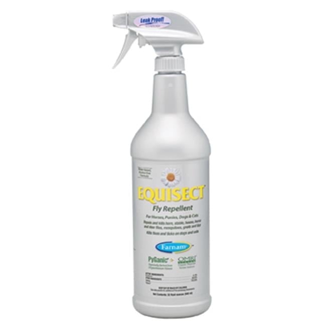 Farnam Equisect Fly Repellent Horse Fly Spray - Natural Pyganic Formula - 32 oz — Residential Use, Standard Application