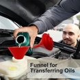 thumbnail image 4 of Queilt 4 Pieces Plastic Funnel Set for Kitchen and Automotive Use, Mini, Small, Medium and Large Funnel for Filling Bottles, Canning, Cooking, Lab or Car Oil Funnels, 4 of 5