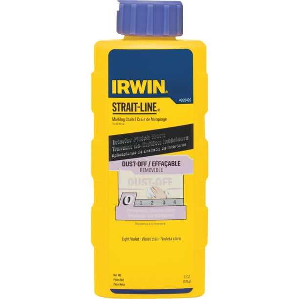 Irwin STRAITLINE DustOff Chalk Line Chalk