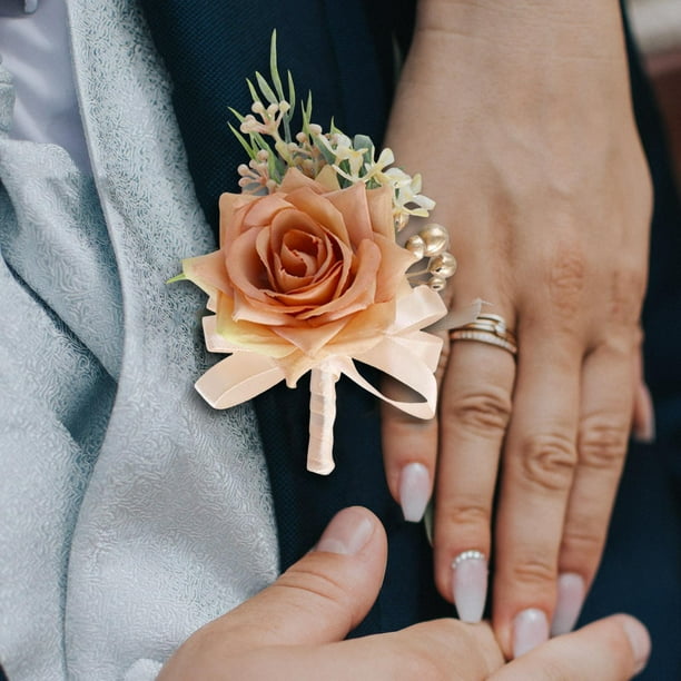 Flower brooch deals corsage