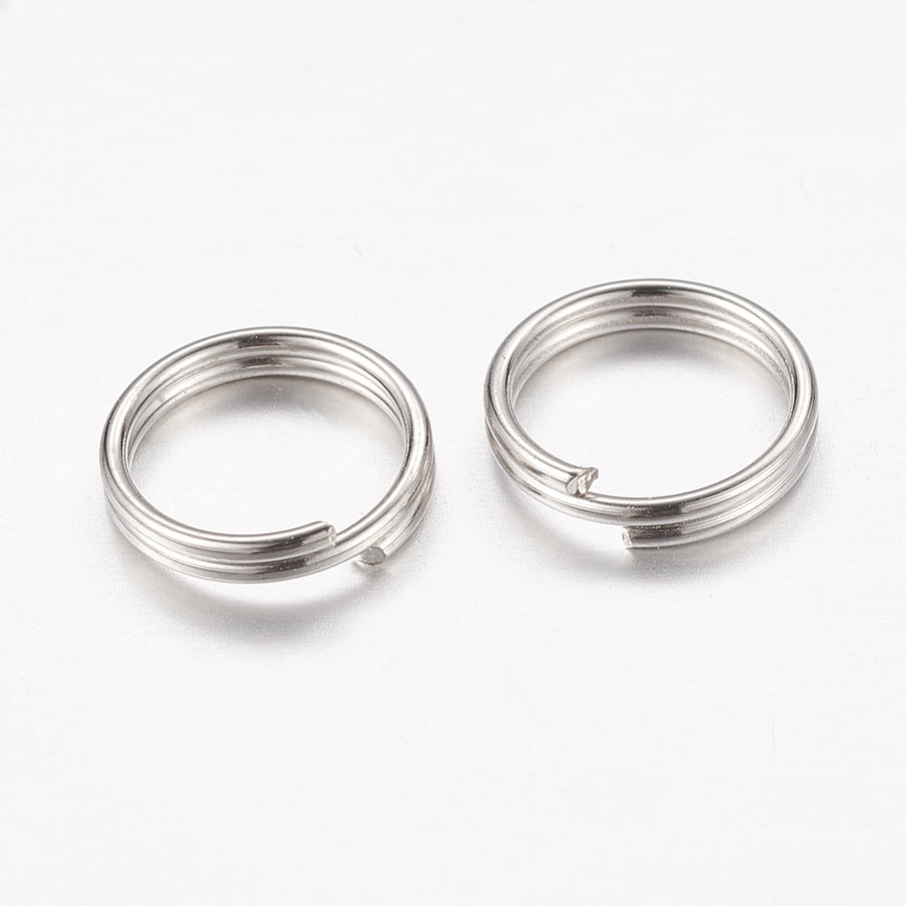 1000gs Iron Split Rings Double Loops Jump Rings Cadmium Free & Lead Free 8x1.4mm about 6.6mm inner diameter about 7000pcs/1000g