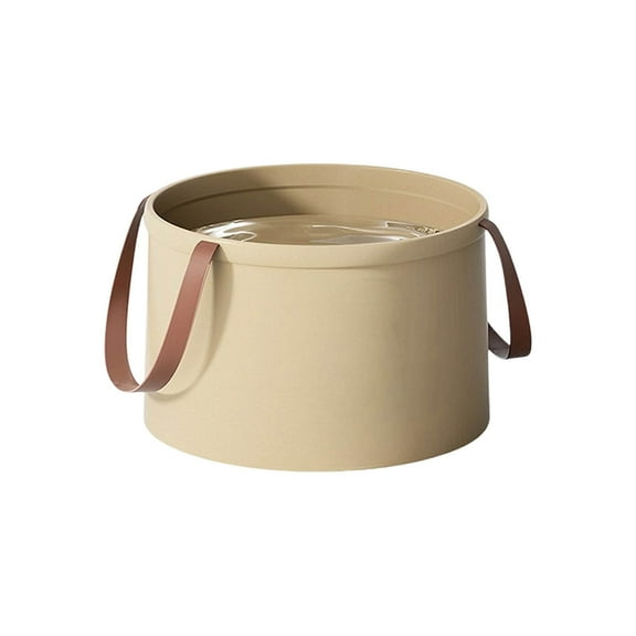 Collapsible Travel Basin Portable Foldable Bucket With Handle For Outdoor Camping Hiking Fishing Foot Soaks Multiple Use Durable Leakproof Wash Basin