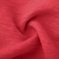 thumbnail image 5 of Htigea Women's Plus Size Cotton Linen T-Shirts Summer Collared Short Sleeve Tops Cute Tee Casual Loose Fit Shirts for Daily Vacation Hot Pink XXXXL, 5 of 6