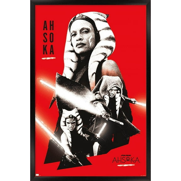 Star Wars: Ahsoka - Red Wall Poster, 22.375" x 34" Framed