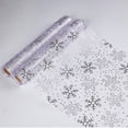 thumbnail image 1 of Tapete de mesa Snowkingdom Christmas Snowflake plateado 275 cm, 1 of 7