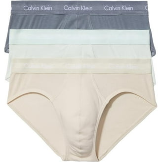 Calvin Klein 3 pack Men's Underwear Hip Brief Blue Gray Cotton