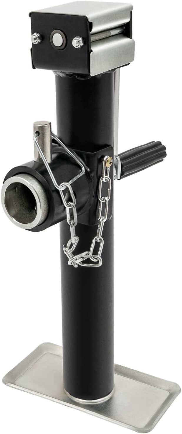1 Ton Heavy Duty Manual Jack Car Jack Stands with Removable Handle, Adjustable Height to 10.23in, Steel Jack Fast Lift Service Jack for Automotive Repair Industry