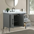 thumbnail image 3 of Vanity Art 42" Single Sink Bathroom Vanity Cabinet with Ceramic Countertop, 3 of 9