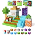 thumbnail image 1 of Bloques de construcción magnéticos NVDILO Mine Magnet World Set 56 piezas, 1 of 7