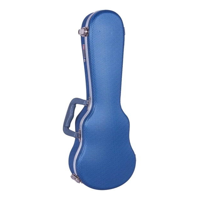 Crossrock CRA800SUBL ABS Soprano Ukulele Hard-Shell Case, Blue