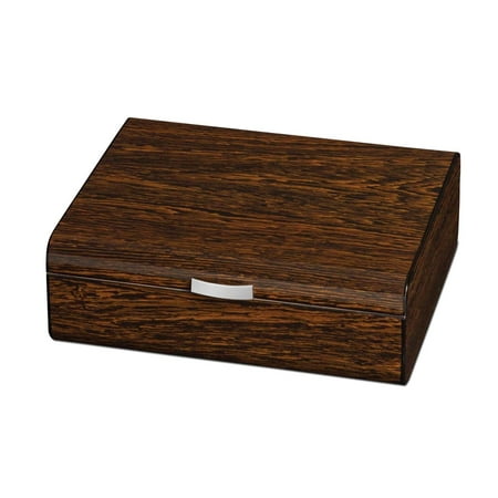 Visol  Study Ironwood Finish Small Humidor for Occasional Cigar Smoker (Holds 25 (Smokers Best Filtered Cigars)
