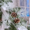 thumbnail image 6 of 20PCS Christmas Artificial Pine Needles,Glitter Christmas Tree Picks and Sprays for Xmas Tree Wreath Wedding Bouquet Decoration,Christmas Decor(Silver), 6 of 9