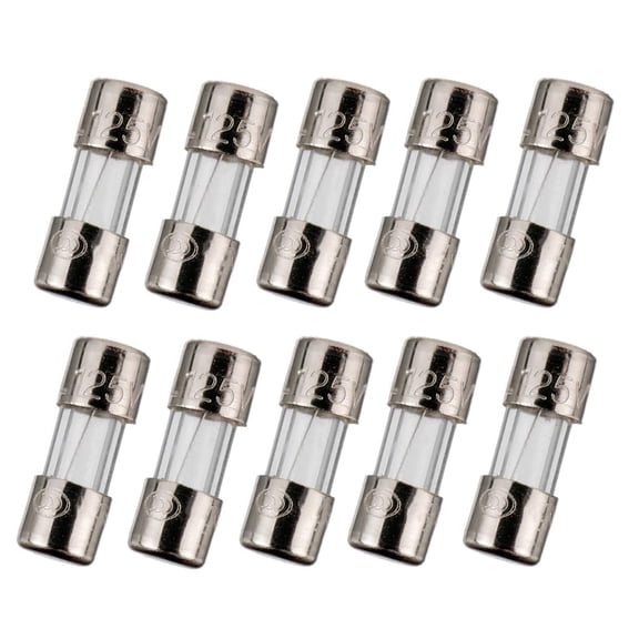 125V 3.6x10 mm 3A 125V fuses 0.14x0.39 Inch 3 amp 125 Volt Fast-Blow Glass Fuses (Pack of 10)