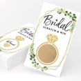 thumbnail image 1 of Printed Party Bridal Shower Games \u2013 Scratch Off Raffle Cards, Fun Wedding Shower Game, Botanical Greenery Theme, 30 Cards & Stickers, 1 of 3