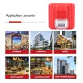 thumbnail image 3 of Sirena De Alarma Contra Incendios, Zumbador De Bocina De Seguridad, Alto Brillo, Tono Ajustable, Luz De Sonido, Zumbador De Bocina De Alarma Contra Incendios Para El Hogar Interior, 3 of 7