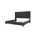 thumbnail image 5 of Bowery Hill Modern Upholstered Queen Bed in Charcoal Performance Fabric, 5 of 7