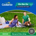 thumbnail image 4 of Coolaroo On the Go Elevated Travel Dog Bed, Medium, Steel Gray, 4 of 7