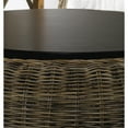 thumbnail image 6 of Padma's Plantation Paradise Wicker Wood Top Ottoman in Kubu Gray, 6 of 6