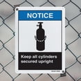 thumbnail image 4 of Keep All Cylinders Secured Upright ANSI Notice Aluminum Sign 14 Inch x 10 Inch - 10 Pack, 4 of 8