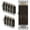 Brown, variant on ENERLITES 3-Way Decorator Paddle Rocker Light Switch, Gloss Finish, Single Pole or Three Way, 3 Wire, Grounding Screw, Residential Grade, 15A 120V/277V, UL Listed, 93150-W-10PCS, White (10 Pack)