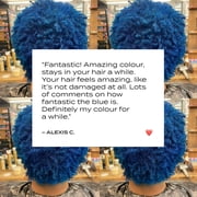 Bleach London Super Cool Color Semi-Permanent Hair Color Cream, Blue Weekend, 5.07 oz