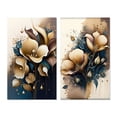 thumbnail image 2 of Designart "Deep Blue Calla Lilies in Bouquet VI" Calla Lily Wall Art Set Of 2 - Blue Floral Gallery Set For Office Decor, 2 of 7