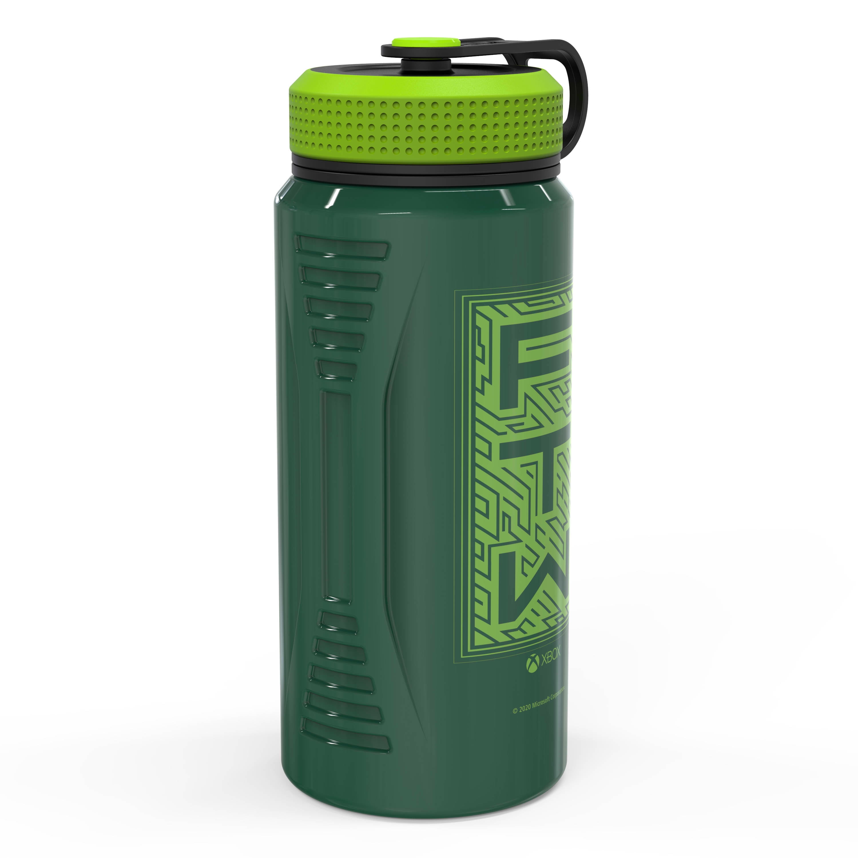 Zak Designs Xbox 24 Ounce Stainless Steel Insulated Water Bottle, FTW
