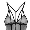 thumbnail image 4 of Lencería de una pieza para mujer, traje de peluche, ropa interior con cuello en V, 3 colores S Zulema Ropa interior de encaje de una sola pieza, 4 of 8