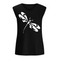 thumbnail image 5 of Birdeem T-Shirt Sans Manches à Col en V Imprimé Mode Décontractée pour Femmes, 5 of 5