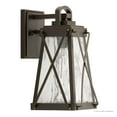 thumbnail image 7 of Urban Ambiance Luxury Coastal Outdoor Wall Light, Size: 11-1/2"H x 6"W, with Transitional Style Elements, Olde Bronze Finish and Clear Water Shade, UHP1050, 7 of 7