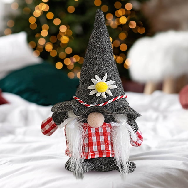 Xihbxyly Muñeco de Papá Noel Sin Rostro, Adorno Festivo de Tela, Tela Cómoda, Decoración para Fiestas Navideñas, Escaparate, Decoración de Mesa, Idea de Regalo Navideño, Diseño de 1 Pieza