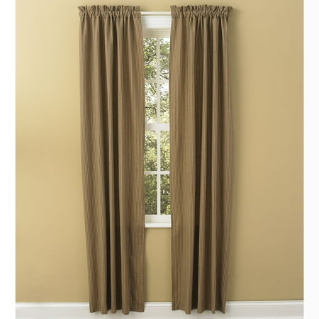 Sturbridge Hanging - Sturbridge Patch Wine or Black Ticking Drapery Panels by Park Designs 84