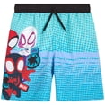 thumbnail image 1 of Bañador para niños Marvel Avengers Spiderman azul verdoso 3T, 1 of 7