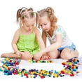 thumbnail image 4 of Ladrillos de construcción Anksono 1000 piezas con accesorios para niños, 4 of 9