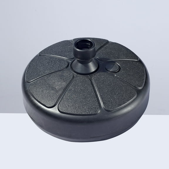 MLINS Plastic Parasol Umbrella Stand Base for Outdoor Garden Filled with Water or Sand Black