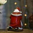 thumbnail image 4 of Resina estatuilel Estatua decorativa Adorno Arte Artesanía Santa Muñeca para Festival Boda Navidad Hogar Decoración navideña Colco Estatuilla de Papá Noel, 4 of 8