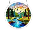 thumbnail image 2 of EGNMCR Home Decor, Room Decor, Wall Decor Acrylic Puzzle Colored Window Decoration Puzzle Window Plaque, 2 of 6