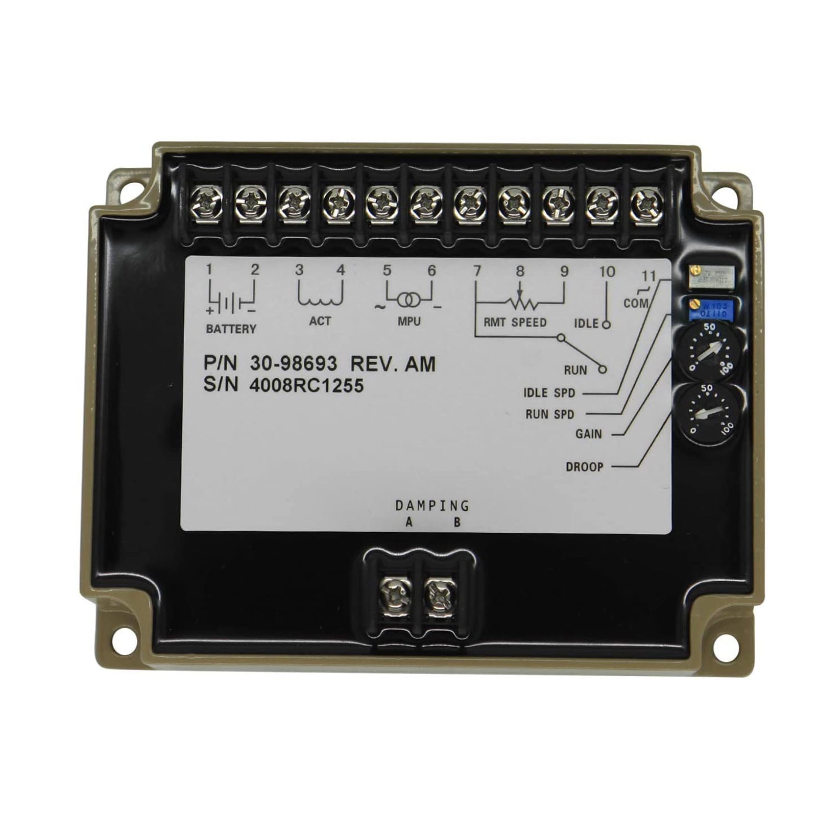 3098693 Speed Controller Control Governor Generator Parts Fits Cummins KTA19 Eng