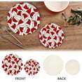 thumbnail image 4 of Christmas 2 Pack Pot Holders Trivets, Heat Resistant Hot Pads for Kitchen Table Decoration Trivets for Hot Dishes/Pot/Bowl/Teapot/Kitchen Hot Pads Trivets, 7" + 9.45", 4 of 7