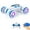 blue, variant on 2.4G Remote Control Stunt Car Gesture Sensing 4WD Toy with Lights and Music