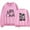 Pink, variant on Rita Ora Merch Women's men's rap hip-hop fashion long sleeved round neck pullover