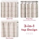 thumbnail image 5 of Cortinas opacas de lino DriftAway para ventanas, 213 x 132 cm, 5 of 9