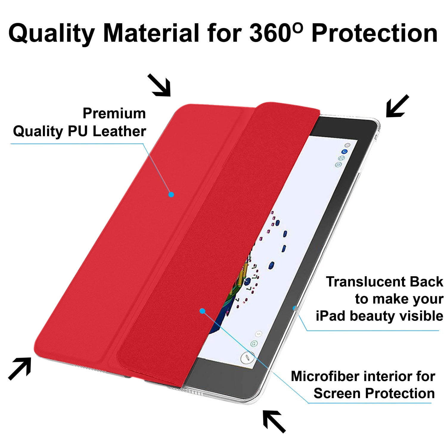iPad 2nd 2011 3rd 4th Gen 2012-9.7 Inch [iPad 4 iPad 3 iPad 2 Old