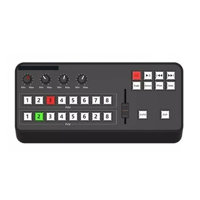 Video Mini Switcher Control Panel MIDI2.0 Video Recording Switchboard For TV Broadcasts ,Creative Effects