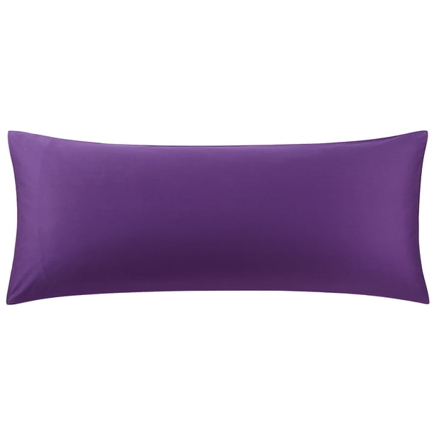 Funda de Almohada de 100% Algodón Suave Funda Almohada con Cierre de Sobre Funda Almohada de Cuerpo Larga y Transpirable Unique Bargains Funda de Almohada