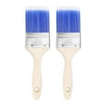 thumbnail image 1 of Uxcell 2Pcs Cepillos para Pintar 2.5" Planos y Cepillos para Chips para Pintura DIY, Muebles, Cercas, Terrazas, Paredes, Molduras, Azul, 1 of 6