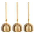 thumbnail image 1 of Uxcell Small Bulk Hanging Bell, Chinese Feng Shui Bell Good Luck Wind Chime Golden-Yellow 2 Pcs, 1 of 8