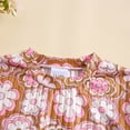 thumbnail image 5 of Futezty Girls Summer Outfits, 4th of July Baby Girl Outfits Toddler Girl Summer 2PCS Outfits Sleeveless Suspender Floral Top Yellow Shorts Set, 5 of 7