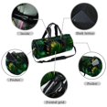 thumbnail image 2 of Palm Leaves Durable Sports Bag with Dance Bag, Gym Bags, Travel Tote, Gym Bag - Size 17.7 Inches, Interior Zipper Pocket, Large Capacity, 2 of 6